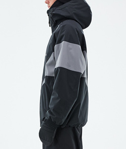 Veste de ski/snowboard 2026 noire et grise, imperméable, respirante, coupe-vent, isolée, pour l'hiver, fabrication sur mesure OEM - Product Image 3