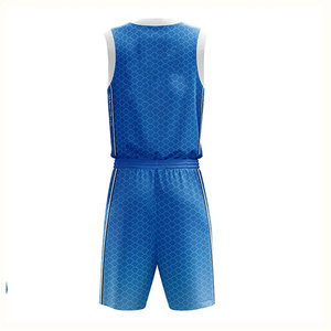 Ensemble de maillots de basket-ball pour hommes de qualité supérieure, sans manches, col en V, respirant, en polyester, à blocs de couleur, uniformes pour adultes, toutes saisons - Product Image 5