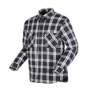 Premium Quality % Cotton Breathable Unisex Racing Motorbike Flannel Shirt with YKK Zipper and CE <b>Protectors</b> 2026 Customizable - Product Image 4