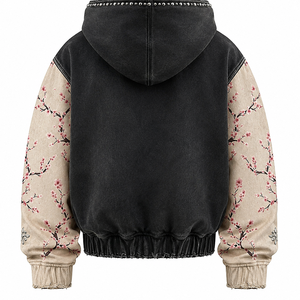 Sudadera con Capucha Personalizada con Estrellas de Diamantes de Imitación para Hombre, Negra, con Gráficos de Cristales en Toda la Superficie, Sudadera de Forro Polar Grueso, Estilo Y2K, Ropa Urbana - Product Image 6