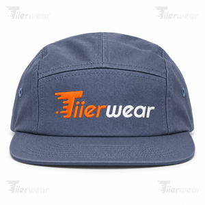 Gorra Trucker Tiiierwear Azul de 5 Paneles, 100% Algodón, Logotipo Bordado en la Parte Delantera, Gorra Snapback Casual al por Mayor para Hombre - Product Image 5