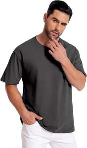 Camiseta Básica para Hombre, Algodón Premium, Lisa, Impresión de Logotipo Personalizado, Fabricante Mayorista 2026 - Product Image 5