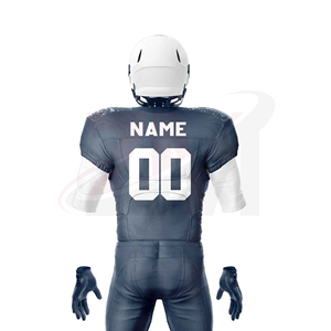 Uniforme de football américain vert sublimé pour homme, maillot respirant en polyester à manches courtes avec le numéro 55 - Product Image 4