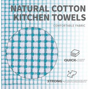 Set di 8 Strofinacci da Cucina in Cotone Multicolore 15x26 Pollici per Asciugare i Piatti - Product Image 3
