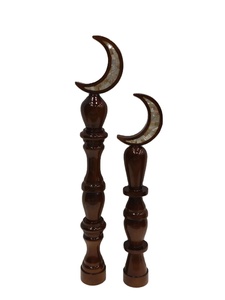 โคมไฟไม้รอมฎอนตกแต่งโต๊ะบนดวงจันทร์ดาวของตกแต่งแบบอิสลามมุสลิมอีดมูบารักแขวนผนังบ้านงานฝีมือเครื่องประดับ - Product Image 4