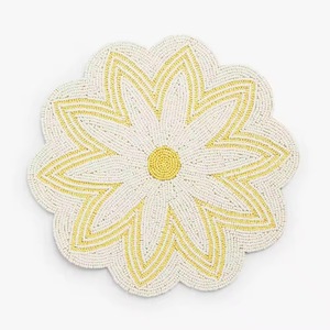 beaded <b>table</b> <b>runner</b> Design Placemat by Saro Lifestyle Shamrock Coquette Bow Placemat <b>table</b> mat or placemat Beaded - Product Image 2