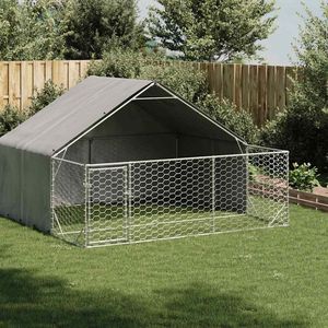Caseta para Perros Grande y Resistente para Exteriores, de Acero Galvanizado, Casa y Muebles para Mascotas - Product Image 1