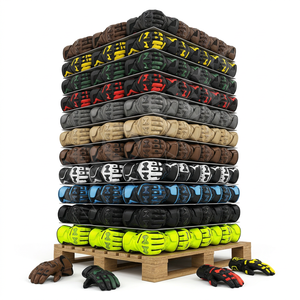 Fabricant de matériel de sécurité Pro Felt, gants de moto en cuir, compatibles avec les écrans tactiles, respirants, antidérapants, de protection, robustes, pour la conduite - Product Image 1