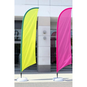 Banner Publicitario Promocional Personalizado con Impresión, Malla Transpirable Frontal, Estructura Ovalada Tipo Bean Bag, para Fiestas en la Playa, Deportes y Actividades - Product Image 5