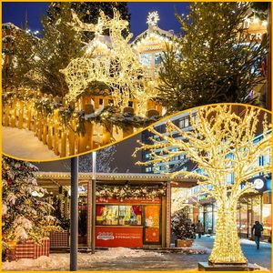 88Ft 240LED Connectable Indoor Outdoor String <b>Lights</b> Clear <b>Wire</b> with Warm White Christmas Twinkle Fairy <b>Light</b> Plug - Product Image 6