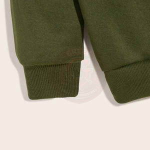Sweat-shirt à capuche en molleton thermique pour homme, en coton épais, conçu pour un confort quotidien et la superposition hivernale - Product Image 5
