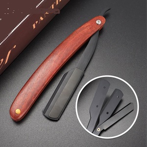 Professional Disposable Rose Plastic Handle Straight Edge Blade Barber <b>Razor</b> <b>for</b> <b>Men</b> Shave <b>for</b> Hotel Outdoor Use ANAAIF - Product Image 6