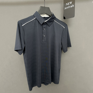 Camiseta de Manga Corta para Hombre, Estilo Diseñador, Corte Holgado, Color Sólido, Poliéster/Algodón, Transpirable, Venta al Por Mayor - Product Image 3