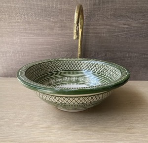 Lavabo de Nácar Ecológico de la Mejor Calidad, Plegable y Fácil de Limpiar, para Mueble de Baño, Hotel de Lujo, Spa y Resort - Product Image 1