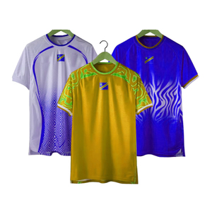 Maillot de football américain personnalisé de qualité supérieure, impression par transfert thermique, maille antibactérienne, short pour adultes, 100% polyester - Product Image 3