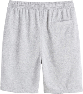 Shorts Bermuda en coton uni de qualité supérieure pour homme, avec cordon de serrage à la taille et poches, style streetwear tricoté, vêtements de sport et décontractés. - Product Image 2