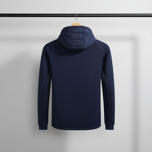 Latest Wholesale High Quality Custom Made Bubble Puffer <b>Jacket</b> for Men's <b>Canvas</b> Front Logo Polyester Filled Warm Winter - Product Image 2