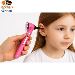 Ensemble d'instruments de diagnostic otoscope manuel en acier inoxydable rose pour examen ORL professionnel et usage médical (vente en gros) - Product Image 6