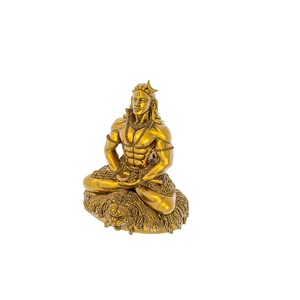100% Pure Brass <b>Gautam</b> Buddha with Tree Idol Meditation Statue Bodhi Tree Showpiece Spiritual Decor Figurine Zen Home - Product Image 4