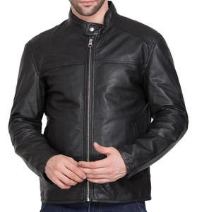 Veste en cuir souple de haute qualité, sur mesure, en cuir de vachette véritable, pour homme, veste en cuir d'extérieur avec les meilleurs matériaux - Product Image 1