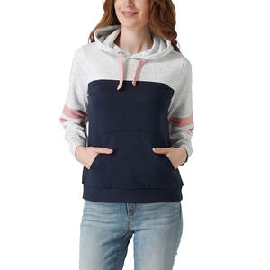 Sweat-shirt à capuche surdimensionné en molleton de coton de haute qualité, impression 3D du logo en relief, pour femmes - Product Image 2