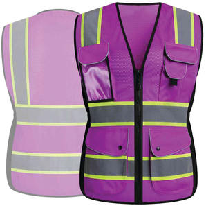Ropa de Seguridad Reflectante Transpirable con Múltiples Bolsillos, Chaqueta de Alta Visibilidad, Uniforme de Trabajo de Construcción, Chaleco de Seguridad Reflectante - Product Image 2