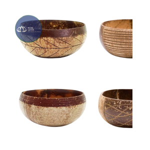 [VENTE CHAUDE] |   Bol en Coque de Noix de Coco Écologique, Finition Lisse, Vente en Gros, Articles de Vaisselle Artisanaux pour Cuisine et Table, Vietnam - Product Image 1