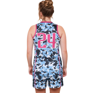 Uniformes de Baloncesto Personalizados para Mujer, Uniformes de Baloncesto Profesionales Transpirables de Secado Rápido para Entrenamiento en Equipo, Deportivos de Alta Elasticidad - Product Image 2