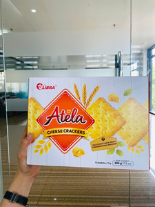 Galletas de queso cheddar Atela de primera calidad, 204 g, para lonchera infantil, bocadillo salado, bolsa personalizada, venta al por mayor de fábrica en Vietnam, OEM, ODM - Product Image 2