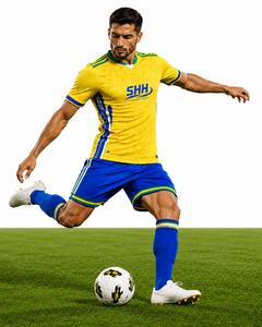 Wholesale Custom Men's <b>Soccer</b> Jerseys Shorts Heat-Transfer Printed 100% Polyester Lightweight Breathable Summer Sportswear OEM - Product Image 2