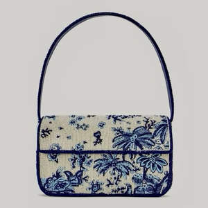 Bolso de Mano Artesanal de Lujo Tradicional Indio con Cuentas de Vidrio y Asa de Baguette, Multicolor, Casual, Duradero, Bolso Tote Artesanal Promocional - Product Image 4