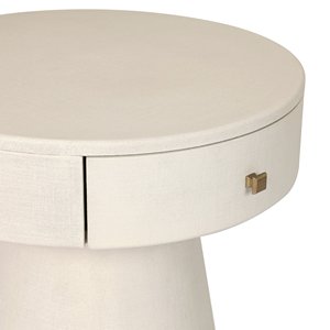Midcentury Modern Pedestal Teak Wood Cabinet Textured Nightstand <b>Smart</b> Storage Bedroom <b>Table</b> - Product Image 6