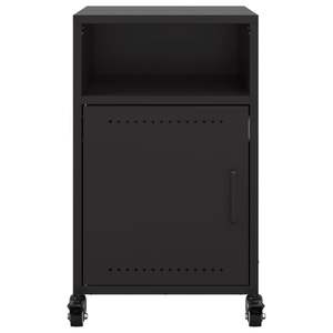 เหล็กรีดเย็นสีดำตู้ข้างเตียง14.2x15.4x23.2ใน nightstands - Product Image 6