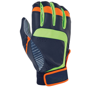 New Standard Unisex Batting Gloves Adult Size Customized Sublimated Leather Catcher Baseball Softball Unique Color Combination - Product Image 2