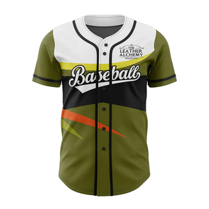 Camiseta de Béisbol Personalizada al por Mayor de Pakistán, Transpirable, Resistente al Viento, Último Diseño, Impresión por Sublimación, 100% Poliéster, Secado Rápido - Product Image 1