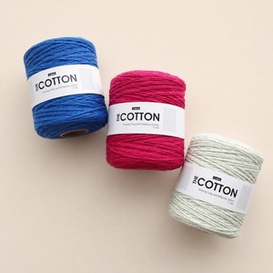 yarn with logo The Cotton Coma Cotton Crochet Yarn for Hand Knitting 200g Cone hilos finos crochet novedosos de lujo - Product Image 6
