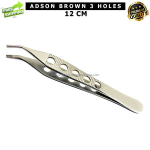 Pince à tissus Adson Pince à épiler 5 trous Poignée manuelle légère Instruments chirurgicaux de la meilleure qualité Base - Product Image 5