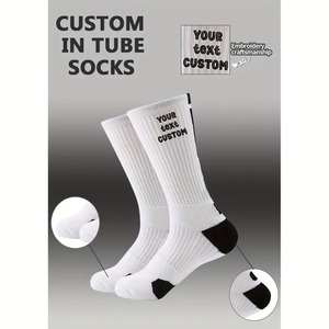 Top Selling Best Quality Customized Sports <b>Socks</b> Custom Logo Breathable Quick Dry Cotton/<b>Wool</b> Yoga <b>Socks</b>-Eco-Friendly Sportswear - Product Image 2