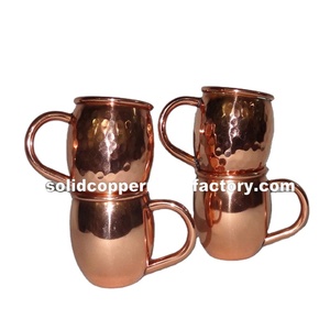 Mug en cuivre de luxe moderne et élégant de qualité supérieure pour les fêtes, la décoration de la maison et l'utilisation en cuisine - Product Image 1