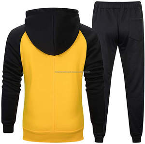 Ensemble sweat à capuche et jogging, vêtements de sport, survêtement, Slim Fit, au Design personnalisé et Logo, manches en Raglan, Streetwear, nouveau, 2020 - Product Image 2