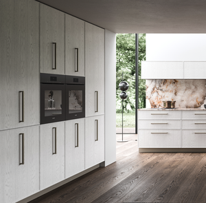 Juego de Muebles de Cocina de Melamina Personalizados JY Project, Gabinetes Modernos Blancos de MDF RTA para Uso Comercial en Hoteles y Villas - Product Image 4