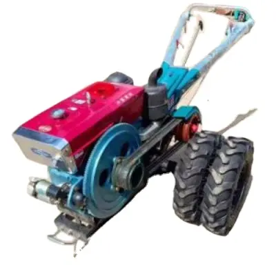 Mini-trator agrícola diesel para motocicleta, trator multifuncional de duas rodas, preço, terra agrícola