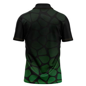 Camiseta Polo Personalizada con Estampado Completo, 100% Poliéster, Secado Rápido, Sublimada, para Golf, con Cuello, para Hombre, Estilo Bowling - Product Image 2