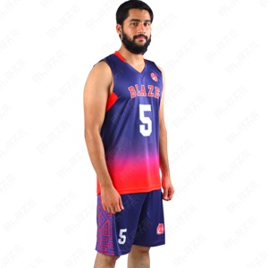Blaze Fight Wear <b>Basketball</b> Uniform Custom High Quality Bsci Summer <b>Basketball</b> Shorts Uniform Breathable Unisex Adult <b>Basketball</b> - Product Image 2