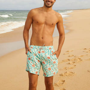 Pantalones Cortos de Playa Casuales Personalizados para Hombre, con Servicio OEM, para Gimnasio, Fitness, Verano, de Algodón y Poliéster - Product Image 2