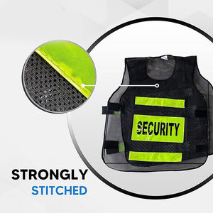 Chaleco de Seguridad Reflectante de Alta Visibilidad para Trabajo de Construcción, Uso Nocturno en Exteriores, Certificado ANSI, Ligero y Ajustable - Product Image 2