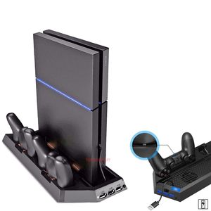 แท่นระบายความร้อนแนวตั้งสำหรับอุปกรณ์ควบคุมการชาร์จ PlayStation 4 2อุปกรณ์เสริมสำหรับเกมแท่นชาร์จ - Product Image 3