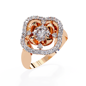 Anillo de Compromiso, Aniversario o Boda de Oro de 10k, 14k o 18k con Diamante Redondo de 0.5 CT para Mujer, Certificado por IGI, Diseño de Diseñador de Moda - Product Image 5