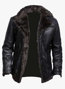 High Quality Premium Cool and Classy <b>Fur</b> Leather Jacket For Men - Product Image 4