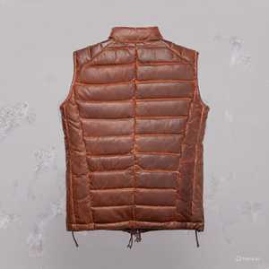 Leather Bomber <b>Jacket</b> <b>Summer</b> Streetwear Zipper Closure Stand Collar Solid Pattern Canvas Fabric - Product Image 2